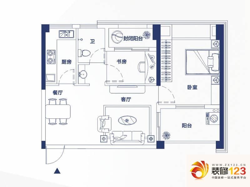 融信澜郡a1户型户型图