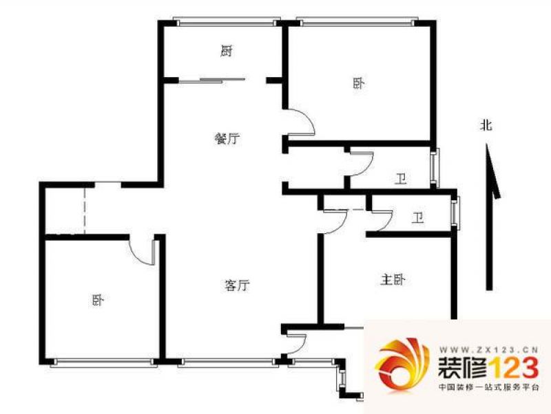 万达华府户型图户型图 3室 3室2.