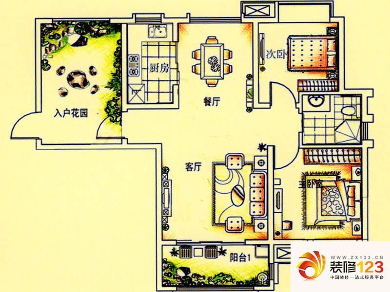 御景花园E3户型图