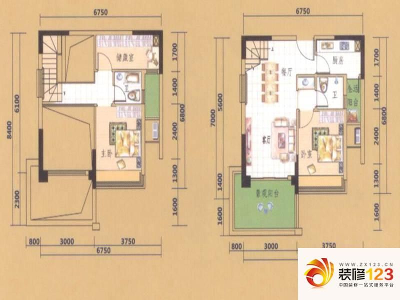 勤诚达新界a2-3户型户型图.