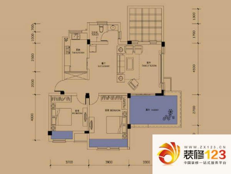 半岛蓝湾b5户型户型图