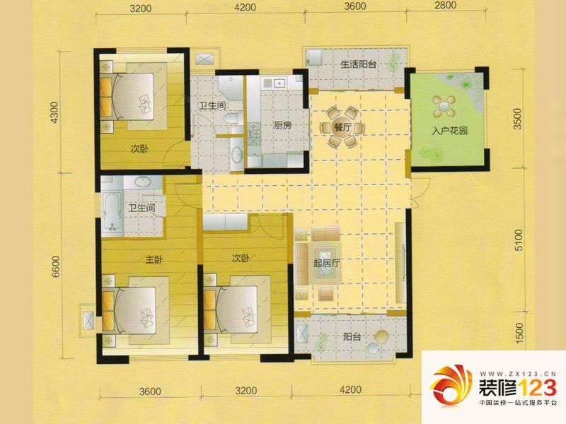 北城世纪城颐徽苑01户型图 ...