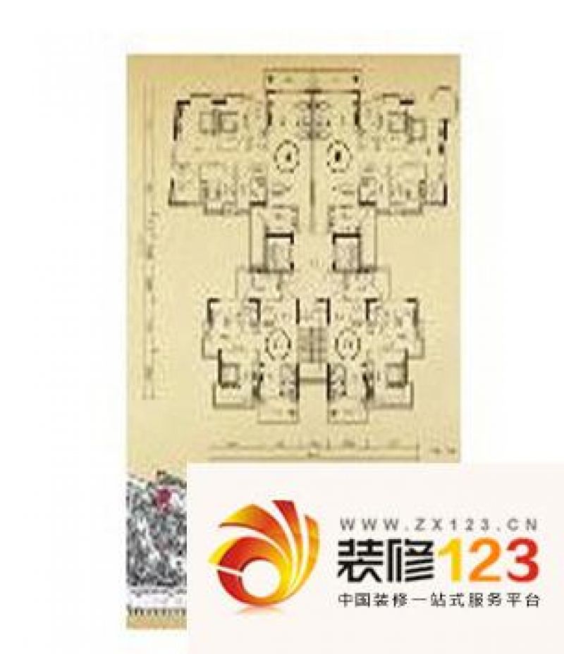 常平誉景名居户型图户型图2 3室2.