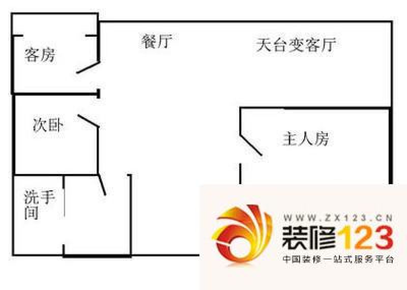 海乐花园户型图户型图_3 3室2厅2.