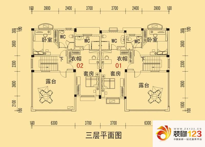 长沙碧桂园山湖城碧桂园山湖城户型图双拼别墅g116 .