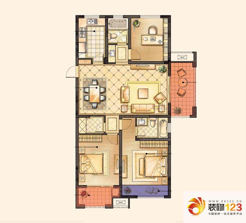 无锡红豆香江豪庭红豆香江豪庭d户型户型图 .图片