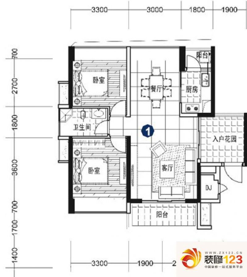 中天未来方舟户型图F1组团1栋2栋 ...