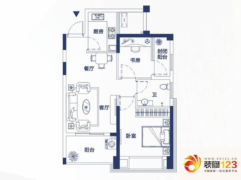 融信澜郡a2户型户型图