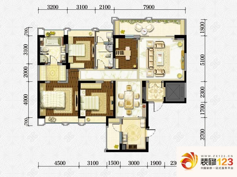 成都绿地锦天府绿地锦天府a3户型户型图 .图片大全