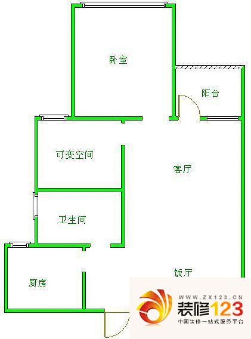 锦江城市花园三期户型图户型图 1.