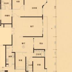 恒大绿洲11号楼01户型户型图 ...