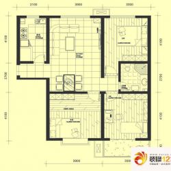 龙康青年城户型图户型（六） 3室2 ...