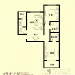 金域阅山户型图5号楼C-01户型 2 ...