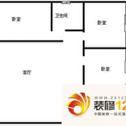 紫藤花园户型图户型图 3室1厅1卫 ...