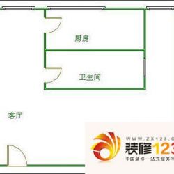 兴元丽园户型图户型图 1室1卫1厨 ...