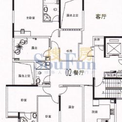 山水庭苑户型图