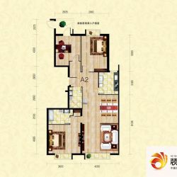 北京城建筑华年2号楼a2户型图.