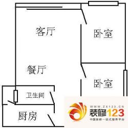 广州富力半岛花园富力半岛花园户型图2室2厅户型图.