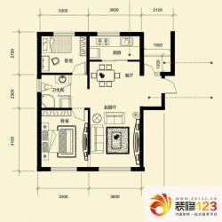 华邦俪城华邦俪城1#楼A户型户型 ...