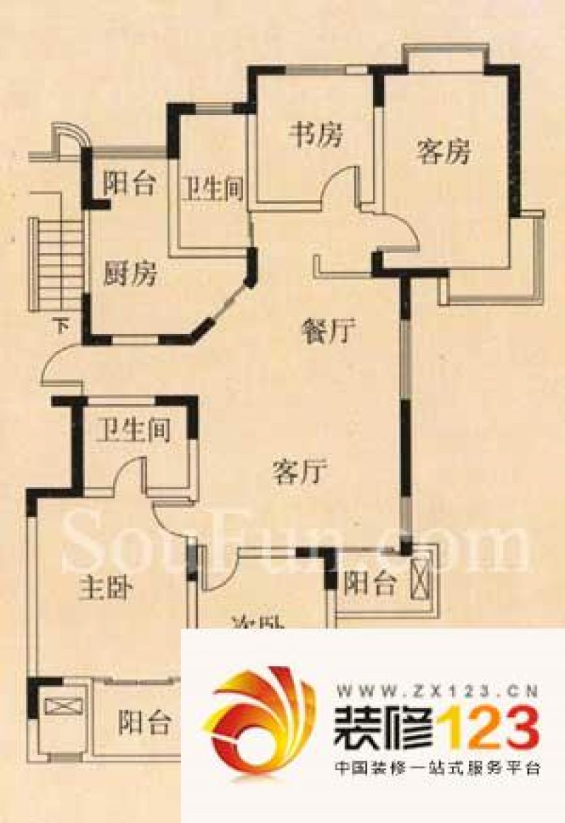 南京浦东花园浦东花园户型图户型图 2室 2室2.