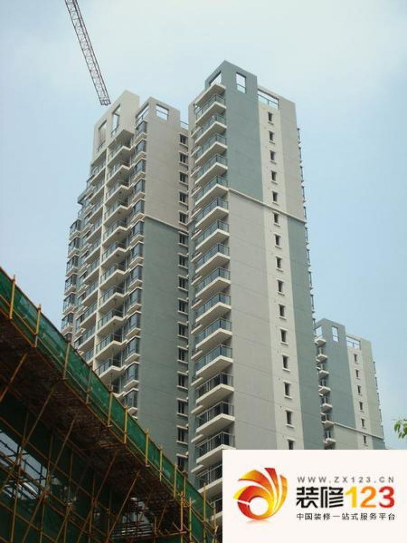 杭州现代城现代城外景图野风.现代名苑实景 .
