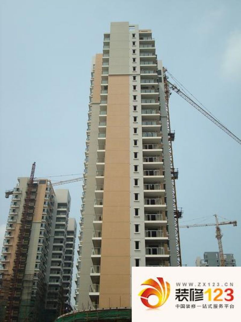 杭州现代城现代城外景图野风.现代名苑实景 .