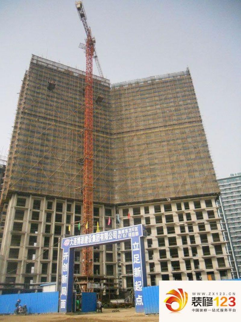 中交 金海湾实景图E2#楼施工（2012 ...