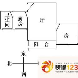 黄石花园户型图1室1厅户型图 1室 ...