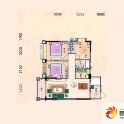 元邦明月金岸E栋04户型户型图 ...