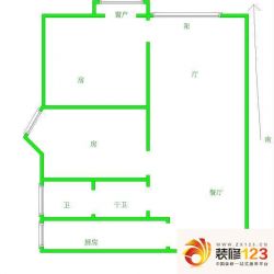 钢都花园126小区户型图