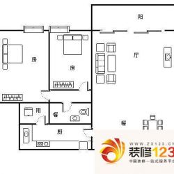 保利紫薇花园户型图2室2厅户型图 ...