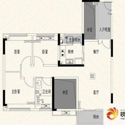 番禺君华香柏广场8座02户型户型 ...