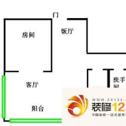 白兰花园户型图1室2厅户型图 1室 ...