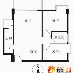 广州时代花园时代花园户型图3室1厅户型图 3室.