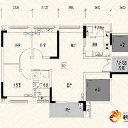 番禺君华香柏广场12座02户型户型 ...