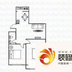 漪汾小区 2室 户型图