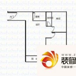 联合广场 2室 户型图