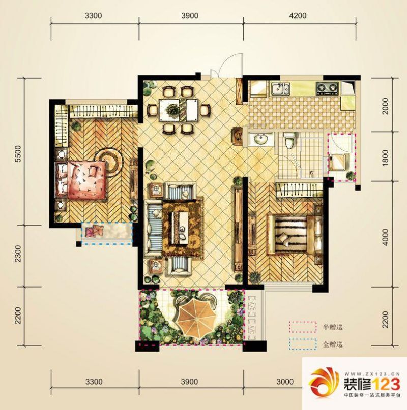 北京城建龙樾湾户型图高层c2户型 .