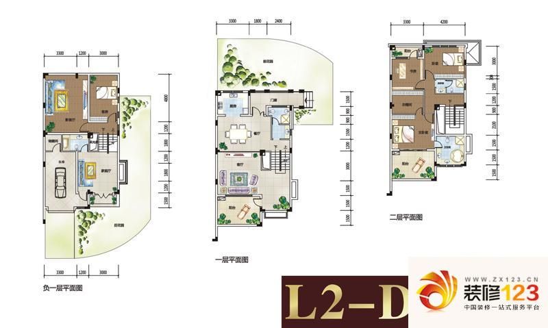 水天花园户型图2期云麓2 1联墅l2.