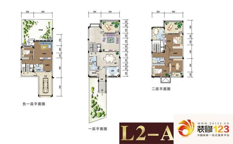 水天花园户型图2期云麓2 1联墅l2.