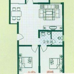  大城小爱 3室户型图