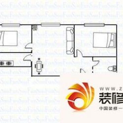 商城花园 2室 户型图