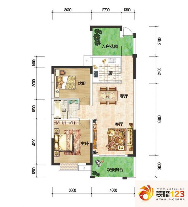 长沙嘉华城户型图34#栋b户型 2室 .