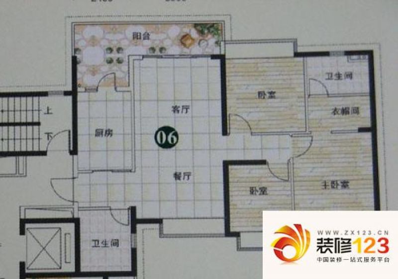 长沙恒大绿洲户型图18号栋 3室2 .