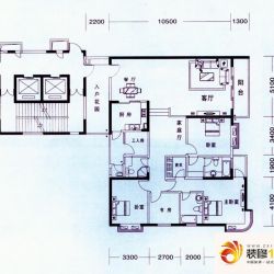 世纪新潮豪园户型图标准层A户型 ...