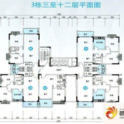 锦龙又一城户型图3栋3-12层01-05 ...