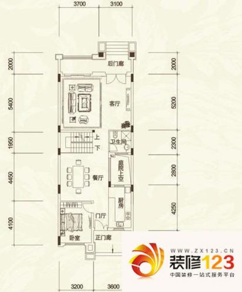 蓝山锦湾户型图户型5室3厅3 5室3.