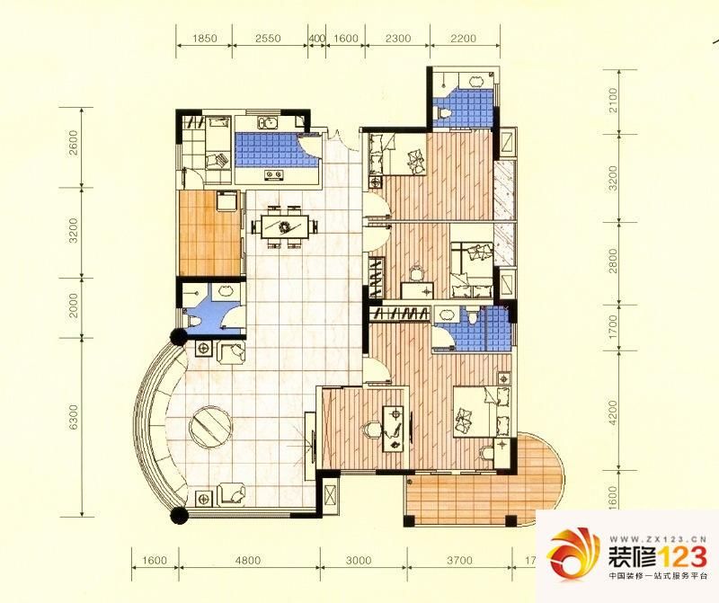 翠亨豪园户型图10栋标准层03.04 ...