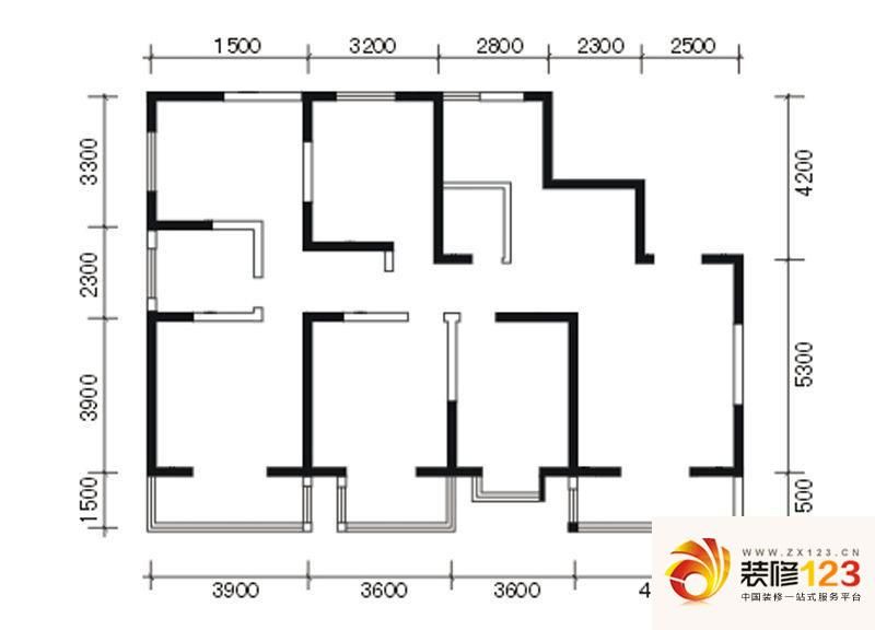 西安太和公园人家太和公园人家45户型户型图.