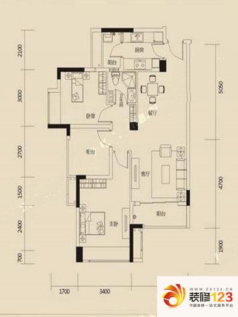 金凤豪苑户型图2-5栋2/5单元2-20 ...